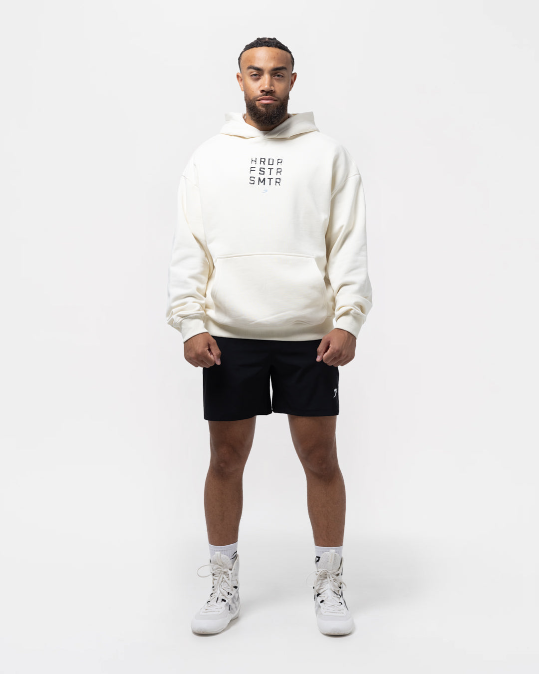 HRDR FSTR SMTR Oversized Hoodie - Ivory