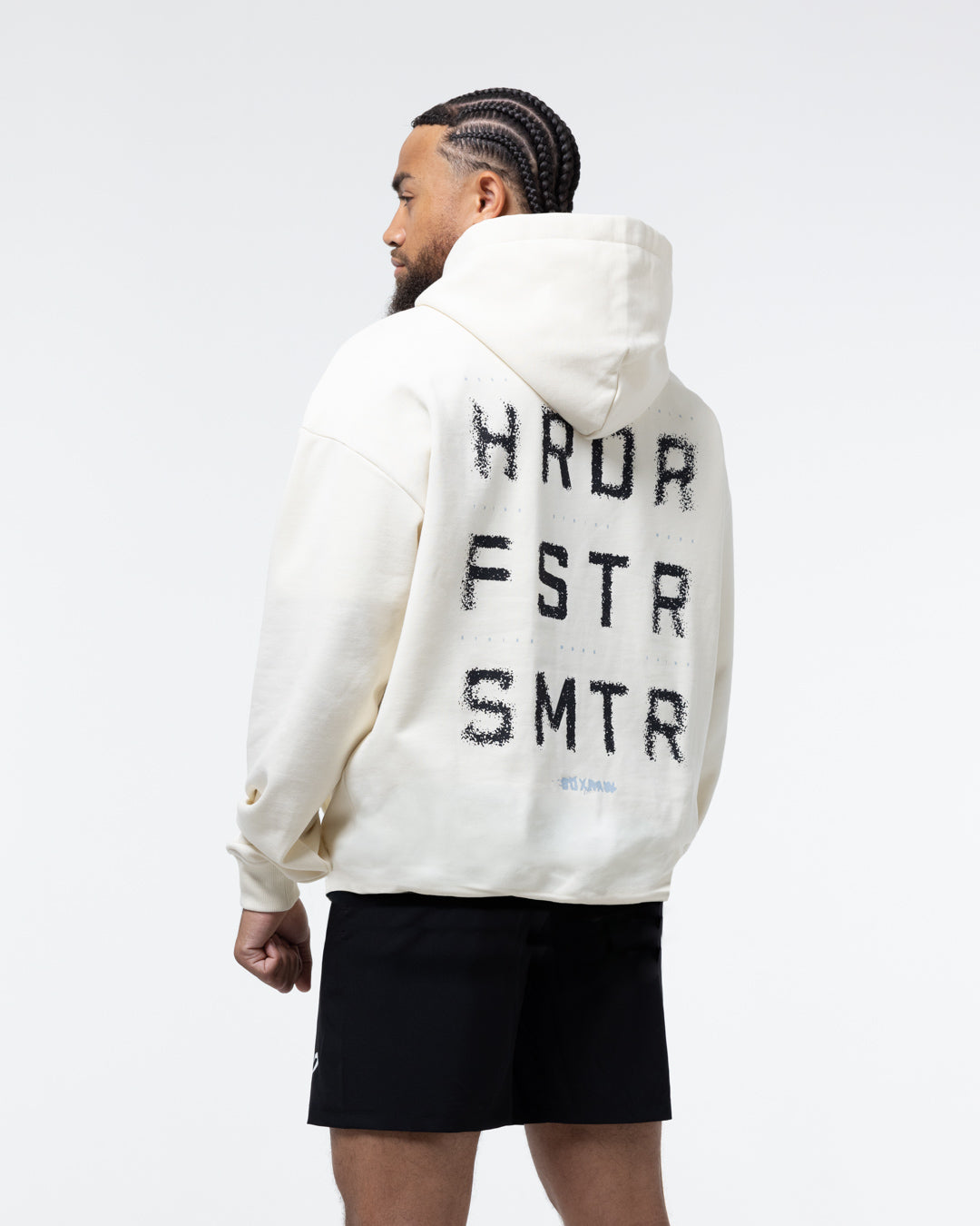HRDR FSTR SMTR Oversized Hoodie - Ivory