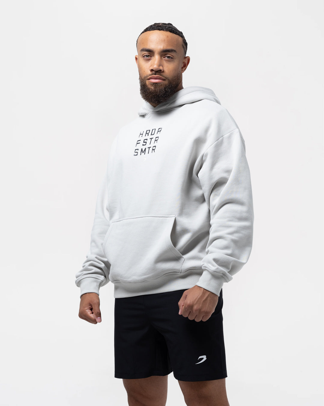 HRDR FSTR SMTR Oversized Hoodie - Slate