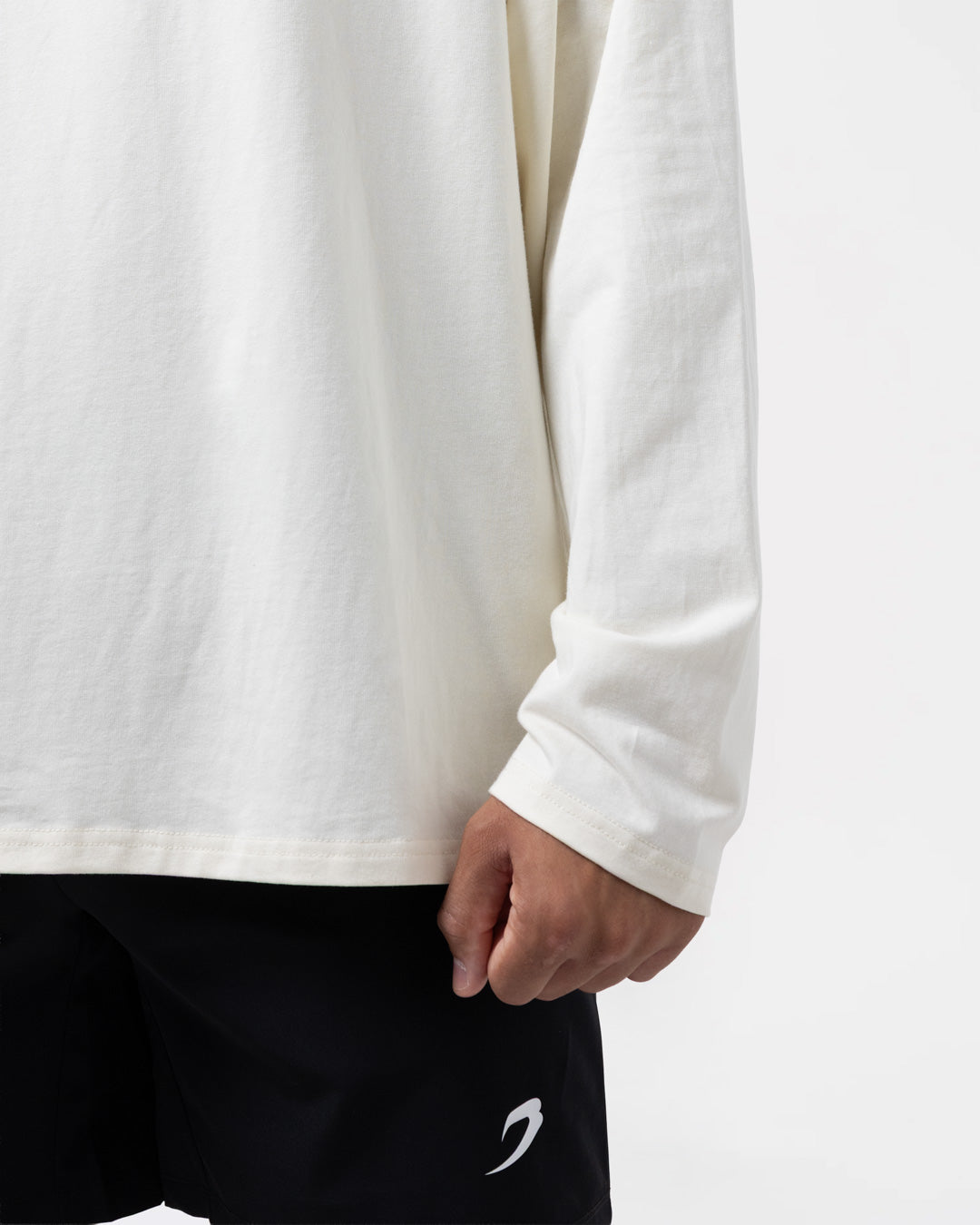 HRDR FSTR SMTR Oversized Long Sleeve T-Shirt - Ivory