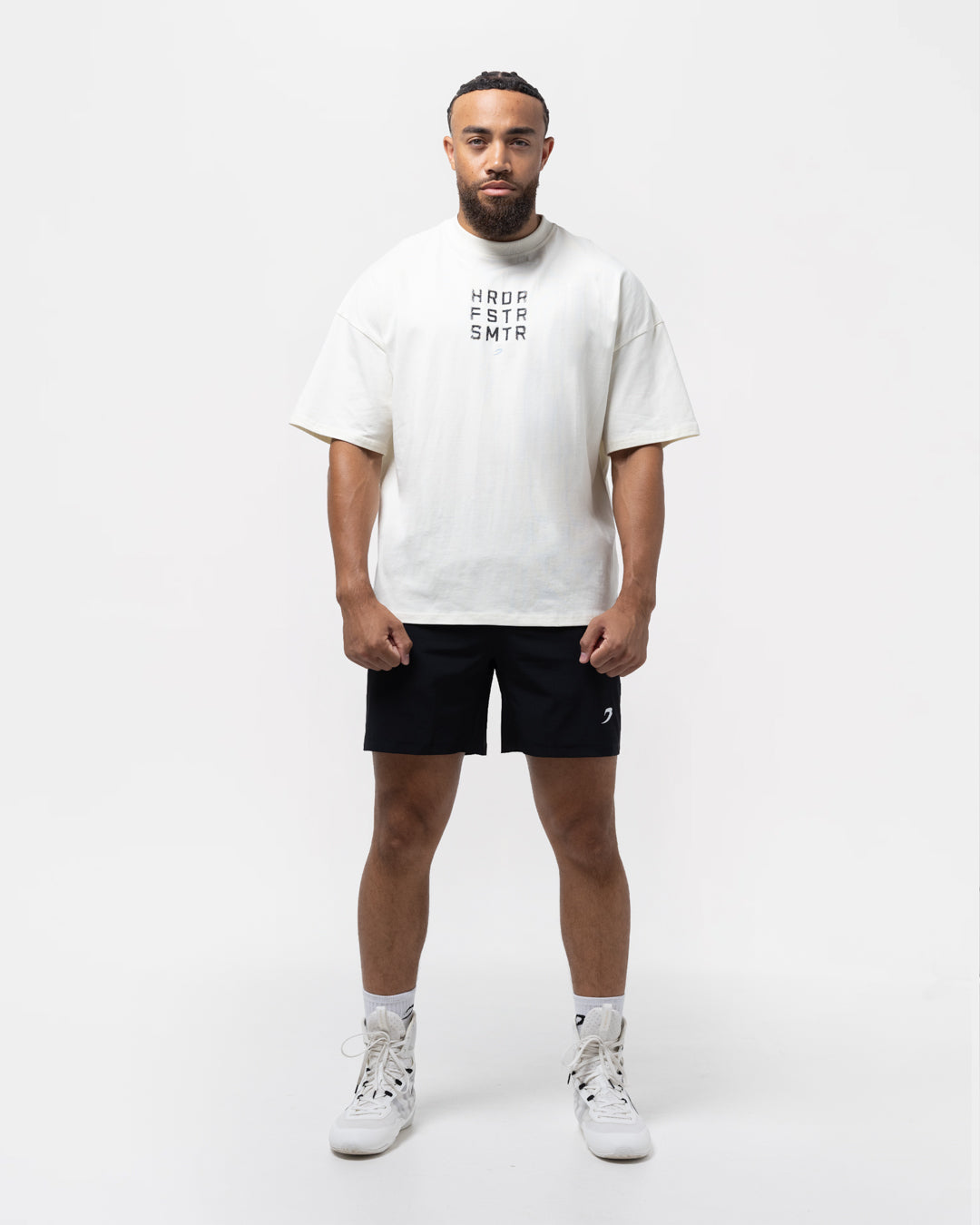 HRDR FSTR SMTR Oversized T-Shirt - Ivory