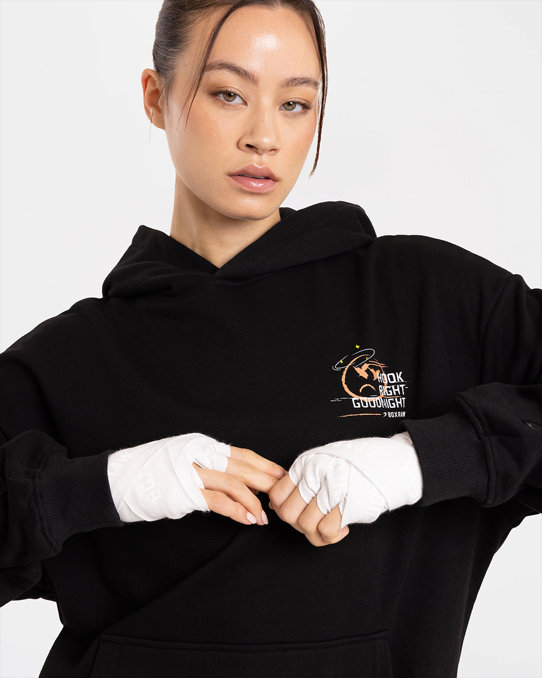Hook Right Goodnight Oversized Hoodie - Black