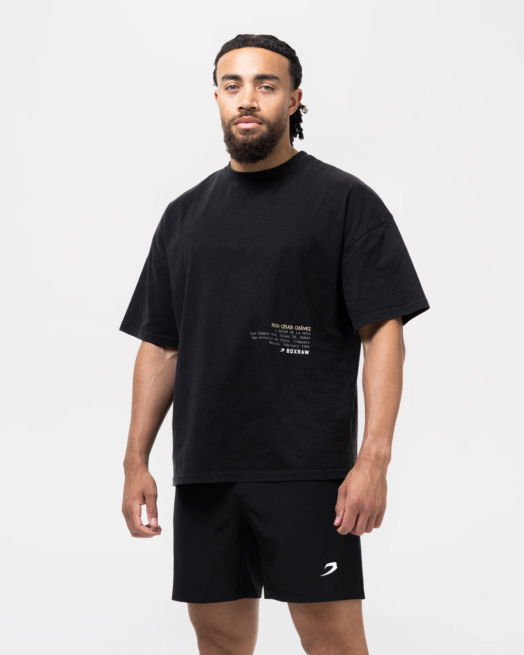 Chávez x Sparring Club Oversized T-Shirt - Washed Black