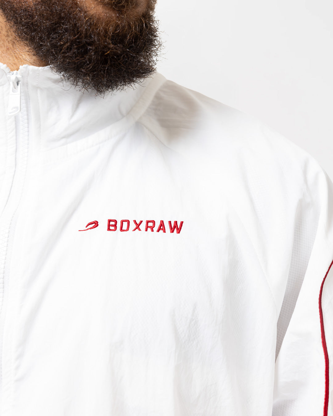 Chávez x BOXRAW Track Jacket - White