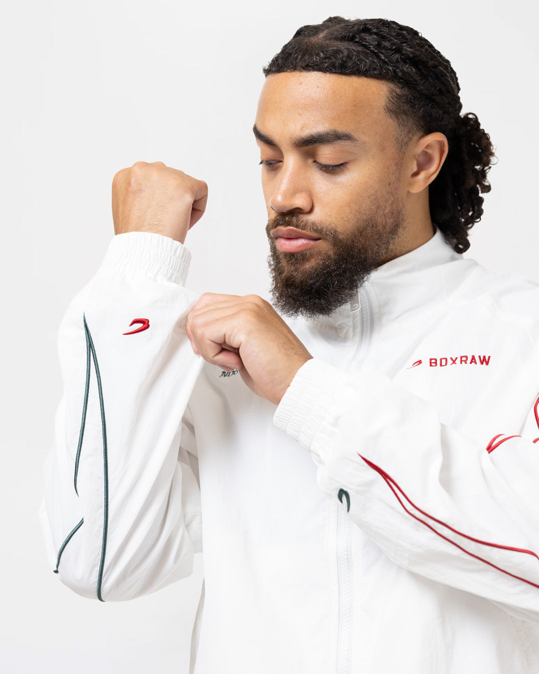 Chávez x BOXRAW Track Jacket - White