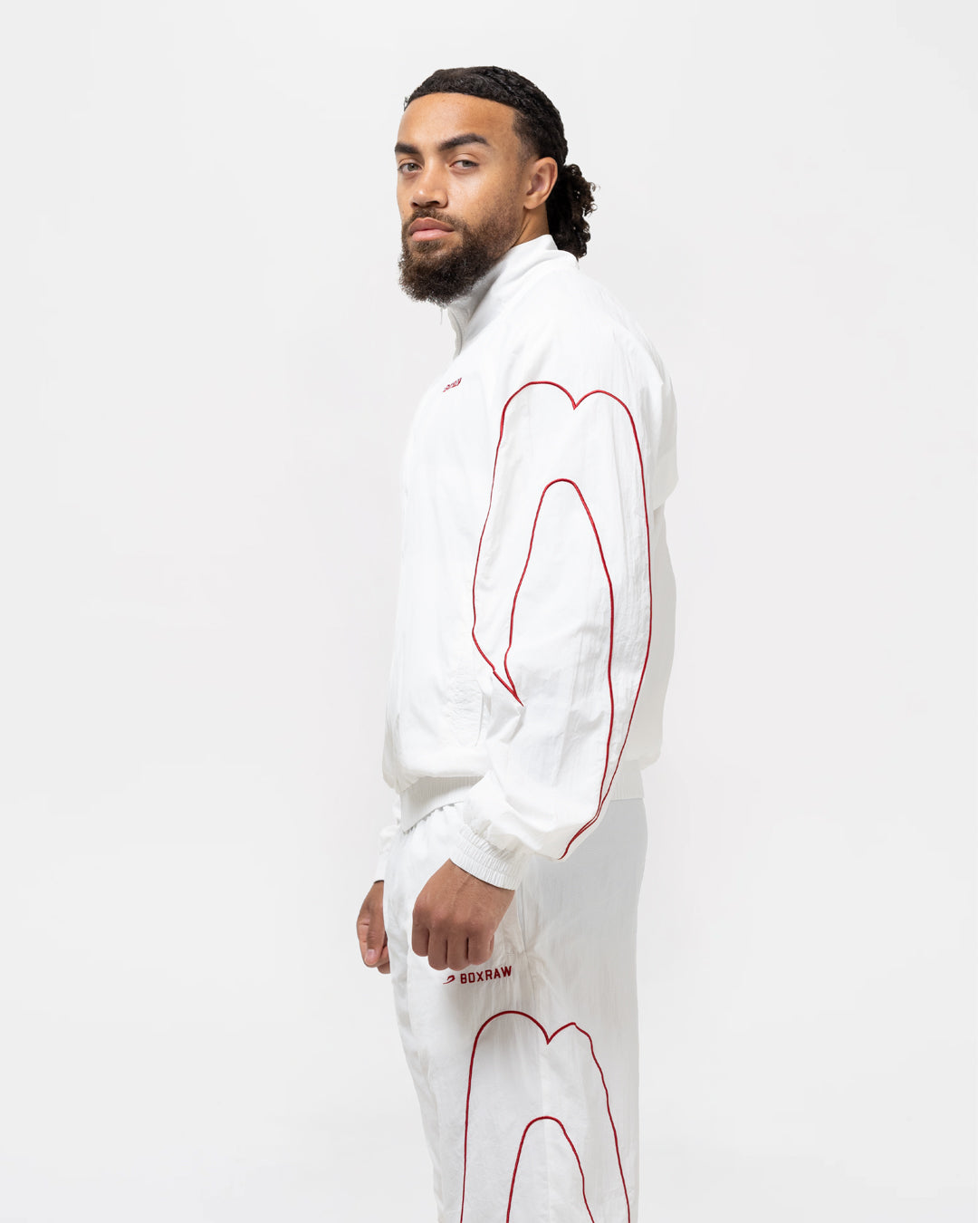 Chávez x BOXRAW Track Jacket - White