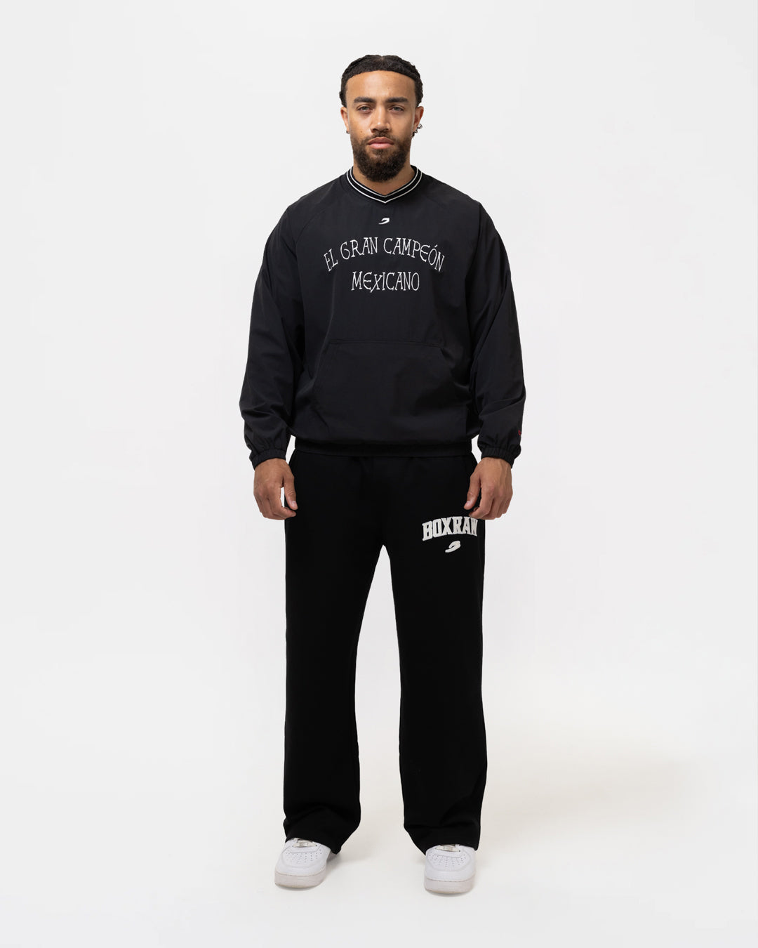 Chávez x BOXRAW Shell Sweatshirt - Black