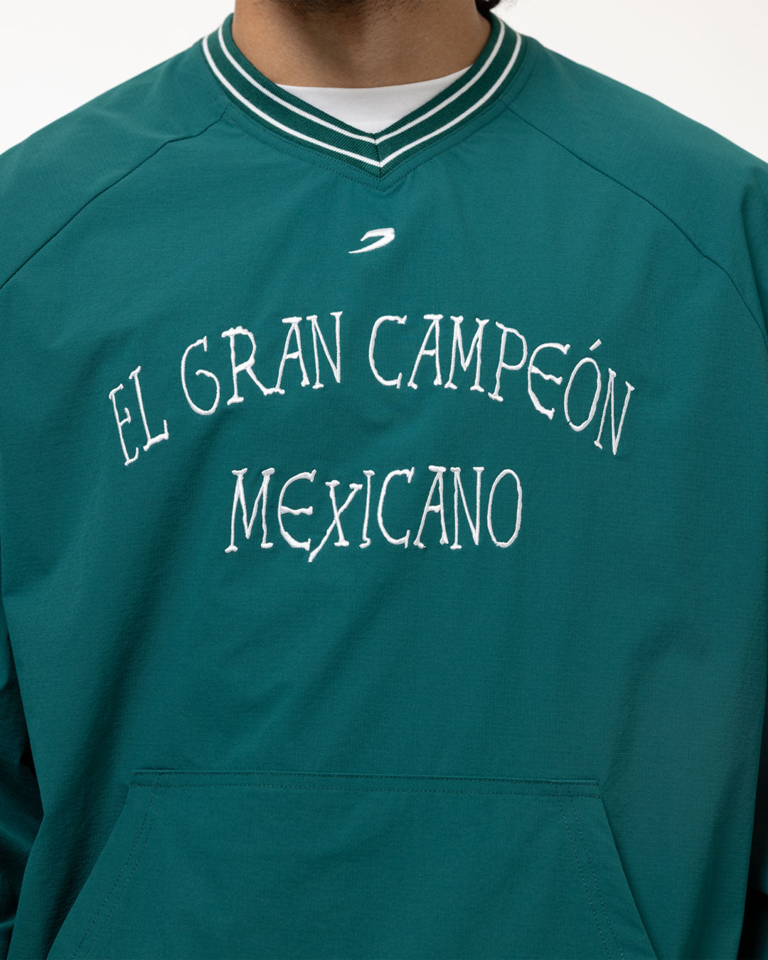 Chávez x BOXRAW Shell Sweatshirt - Green