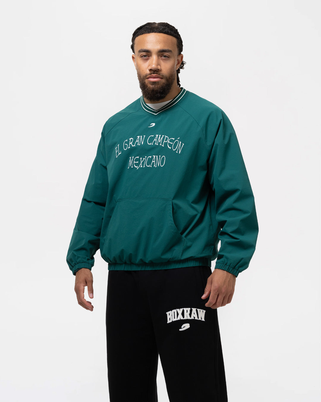 Chávez x BOXRAW Shell Sweatshirt - Green
