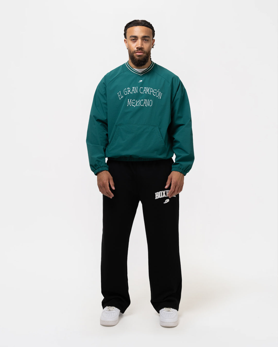Chávez x BOXRAW Shell Sweatshirt - Green