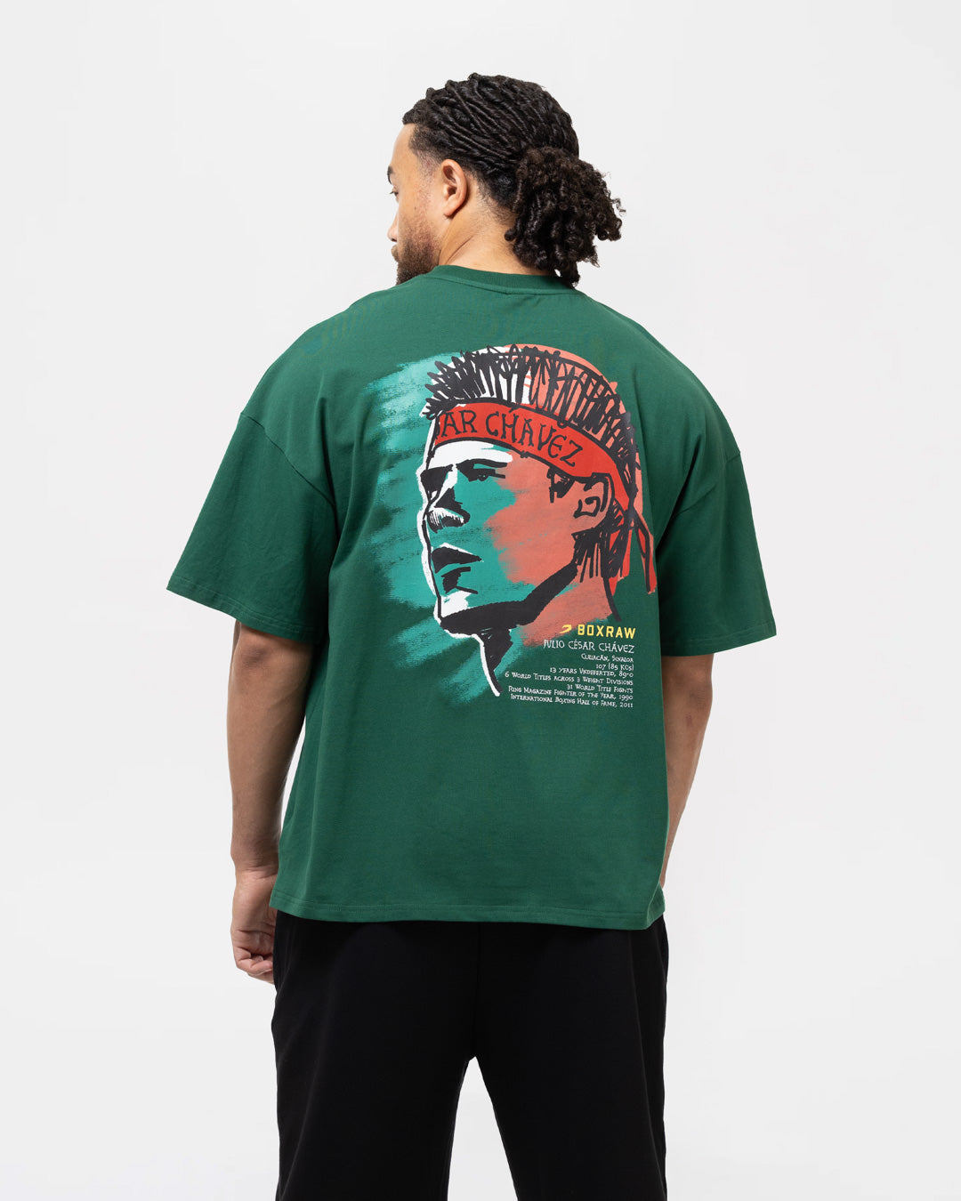 Chávez x BOXRAW Oversized T-Shirt - Green