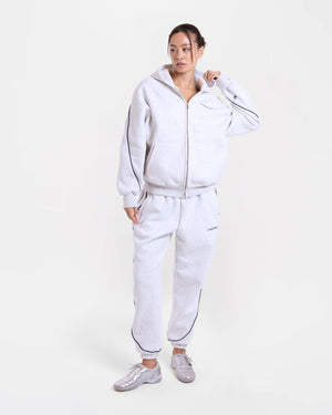 JoAnn Zip Hoodie - Grey Marl