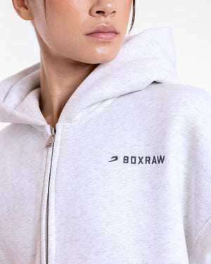 JoAnn Zip Hoodie - Grey Marl