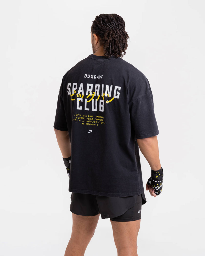 Nakatani x Sparring Club Oversized T-Shirt - Washed Black | BOXRAW Nakatani x Sparring Club Oversized T-Shirt - Washed Black | BOXRAW