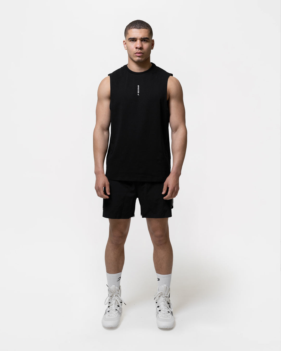 Lineal Muscle Tank - Black
