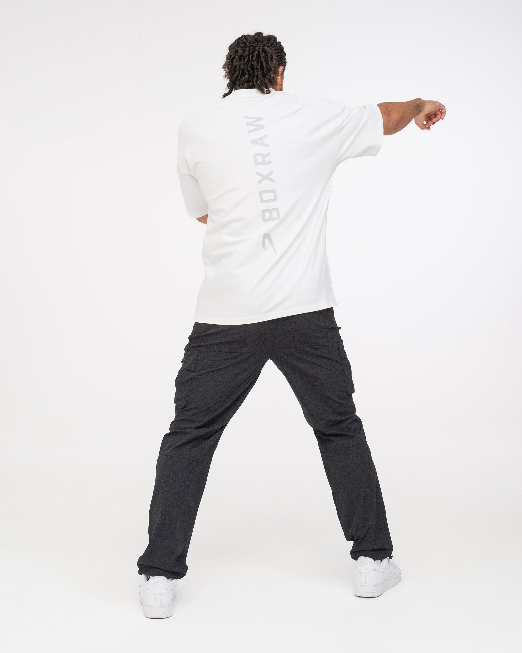 Lineal Oversized T-Shirt - White