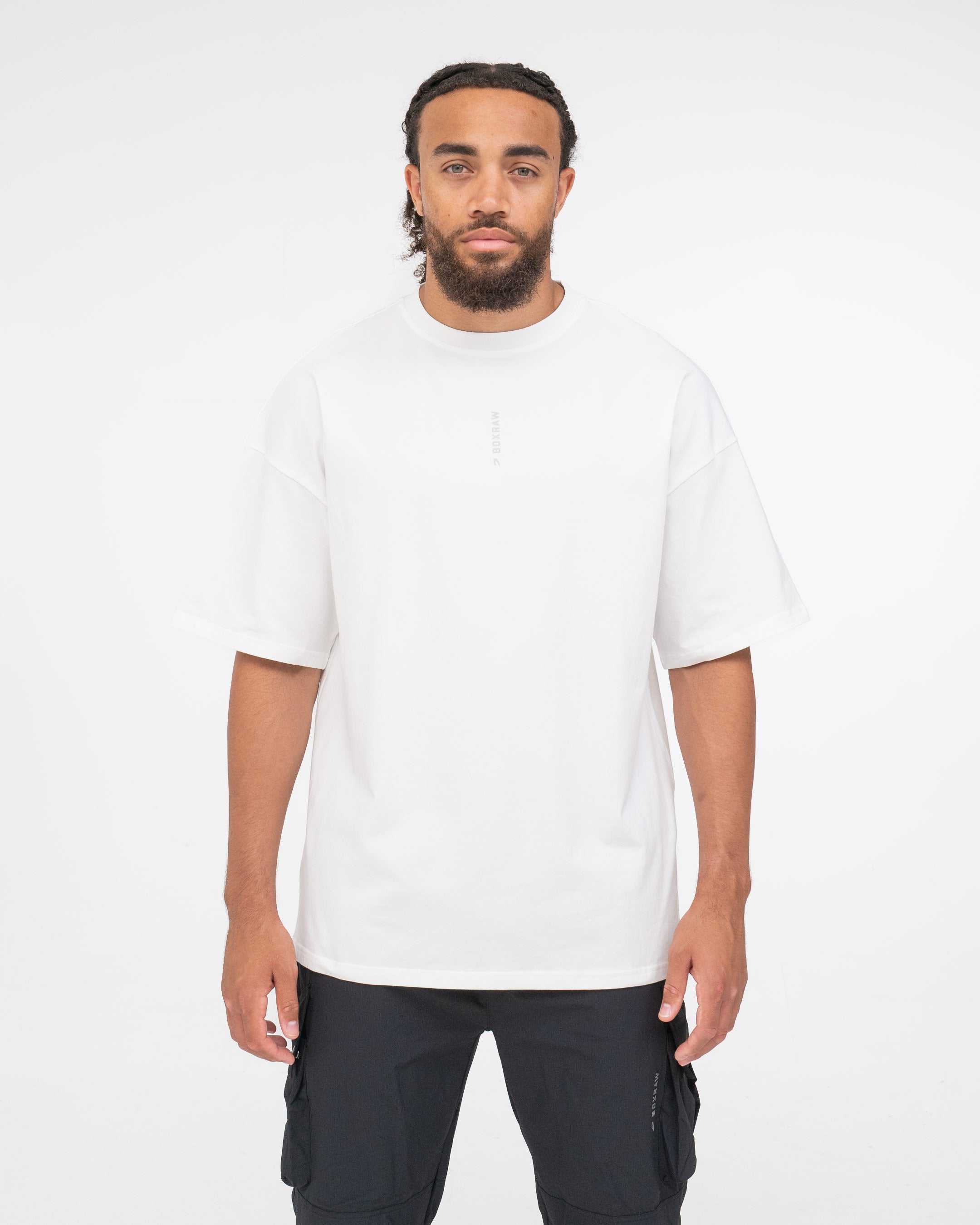 Lineal Oversized T-Shirt - White