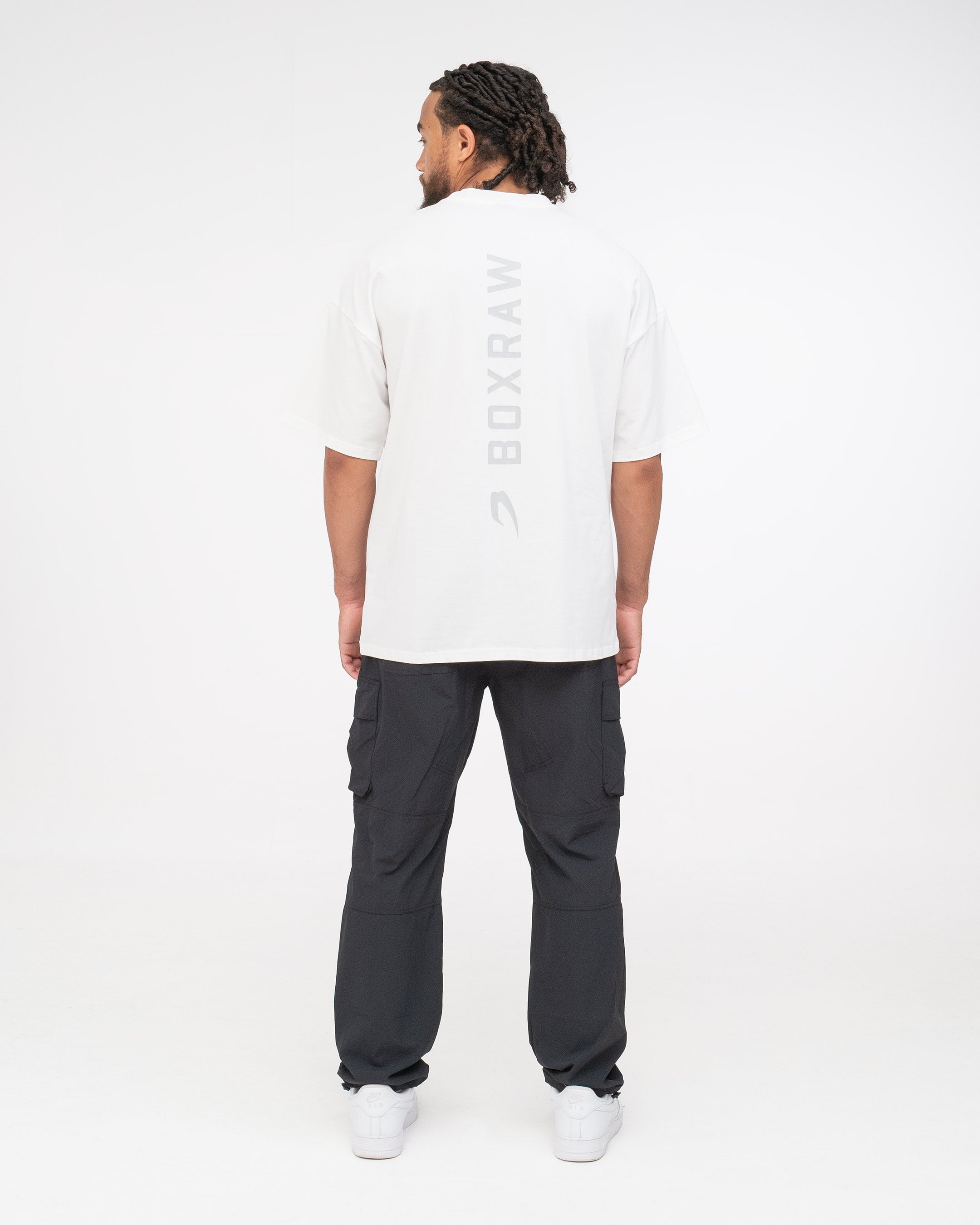 Lineal Oversized T-Shirt - White