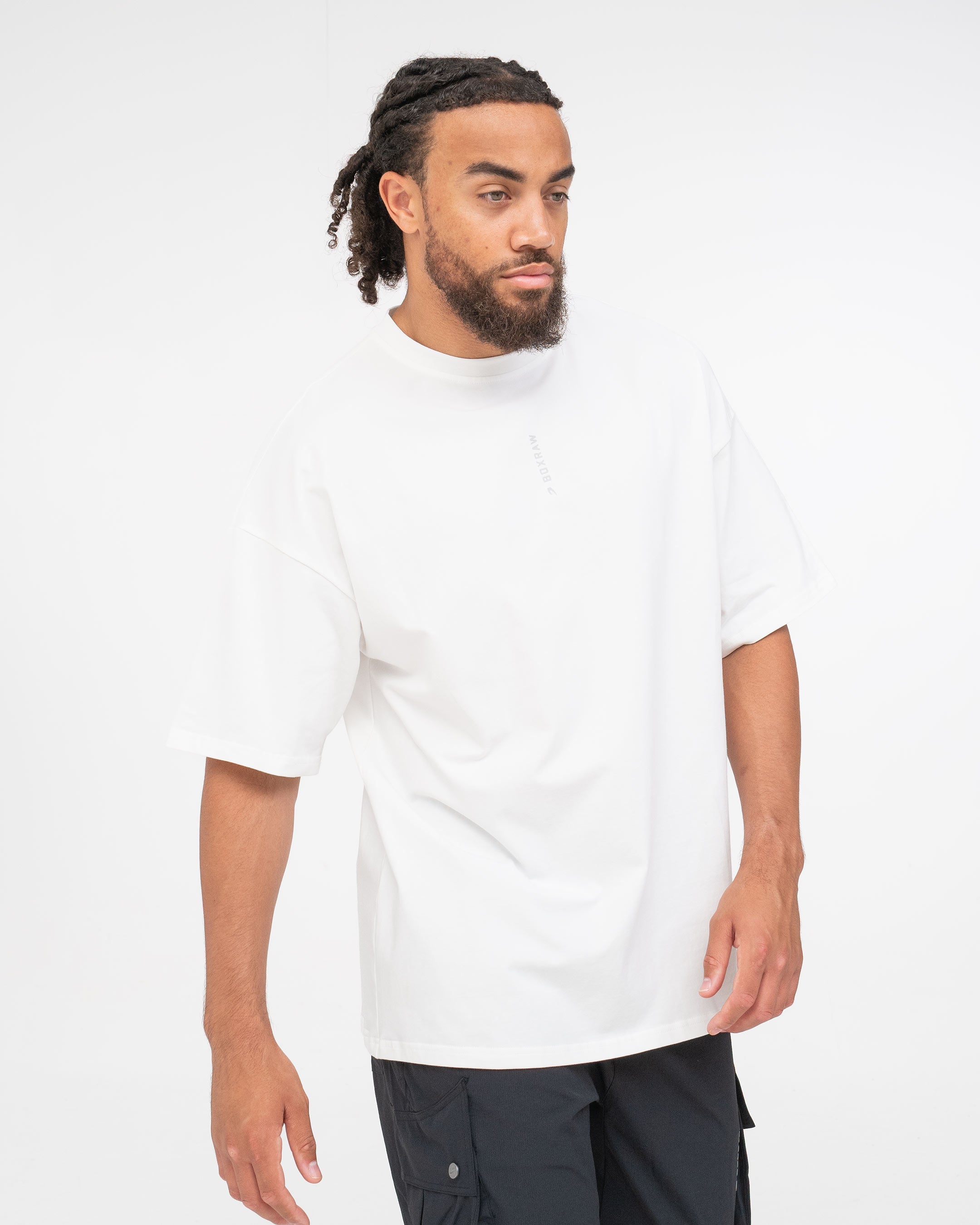 Lineal Oversized T-Shirt - White