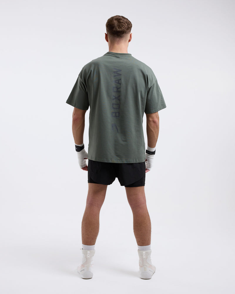 Lineal Oversized T-Shirt - Green