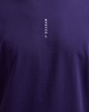 Lineal Oversized T-Shirt - Purple