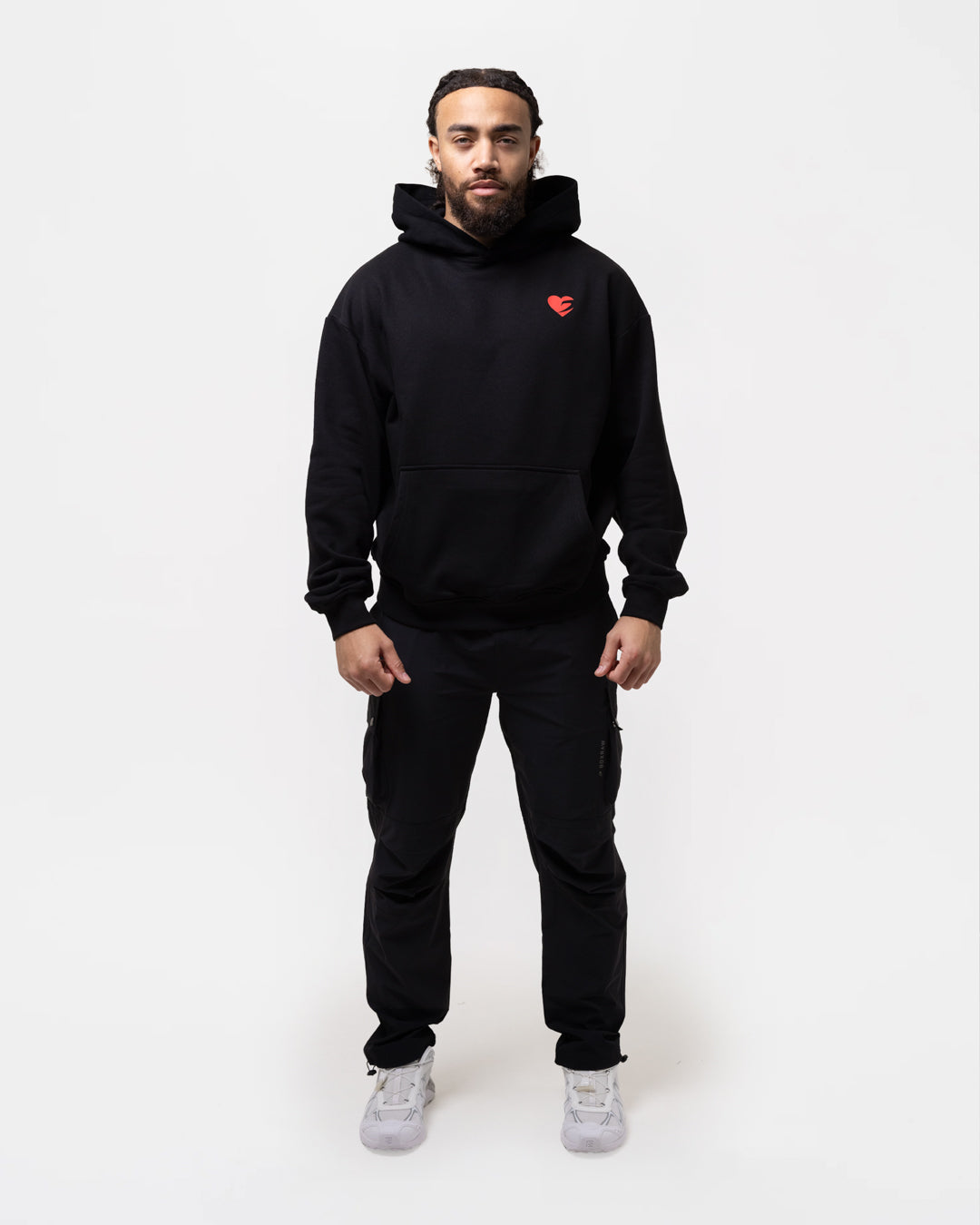 Boxing is Love Oversized Hoodie - Black