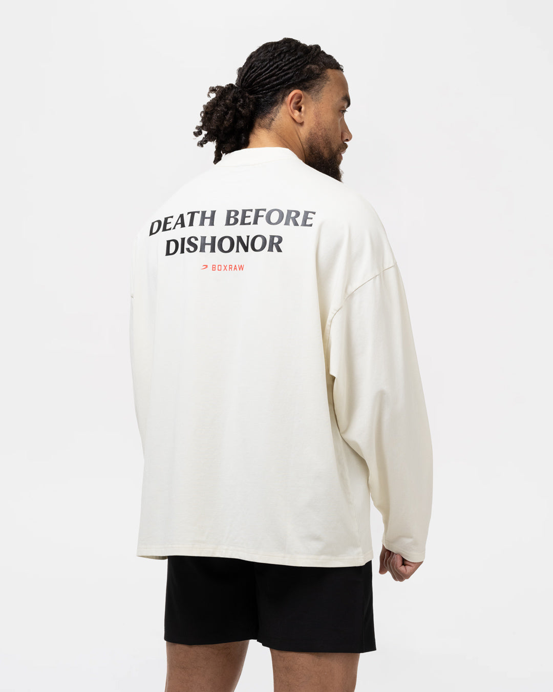 Death Before Dishonor Long Sleeve T-Shirt - Beige