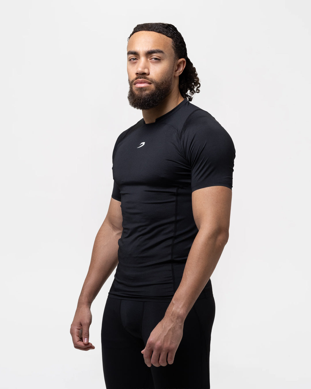 Saddler Compression T-Shirt - Black