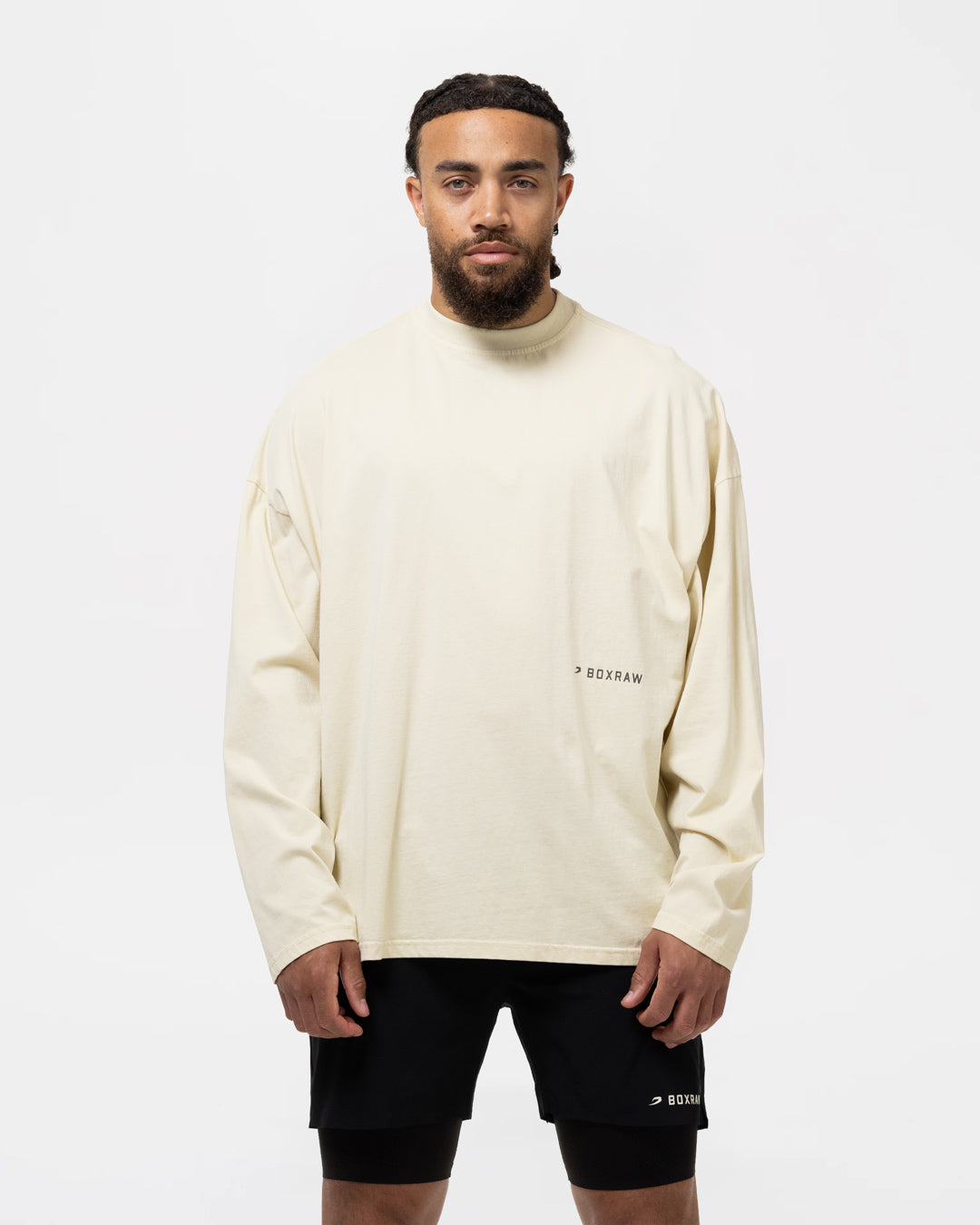 Sparring Club Long Sleeve T-Shirt - Washed Beige
