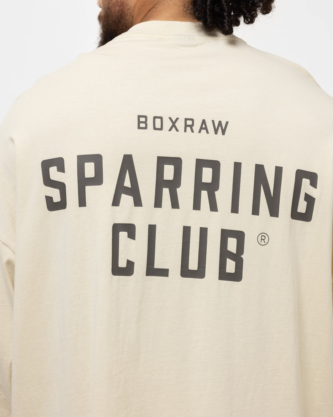 Sparring Club Long Sleeve T-Shirt - Washed Beige
