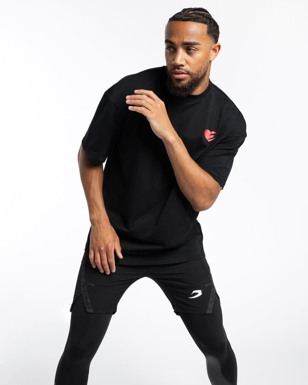 Boxing is Love Oversized T-Shirt - Black