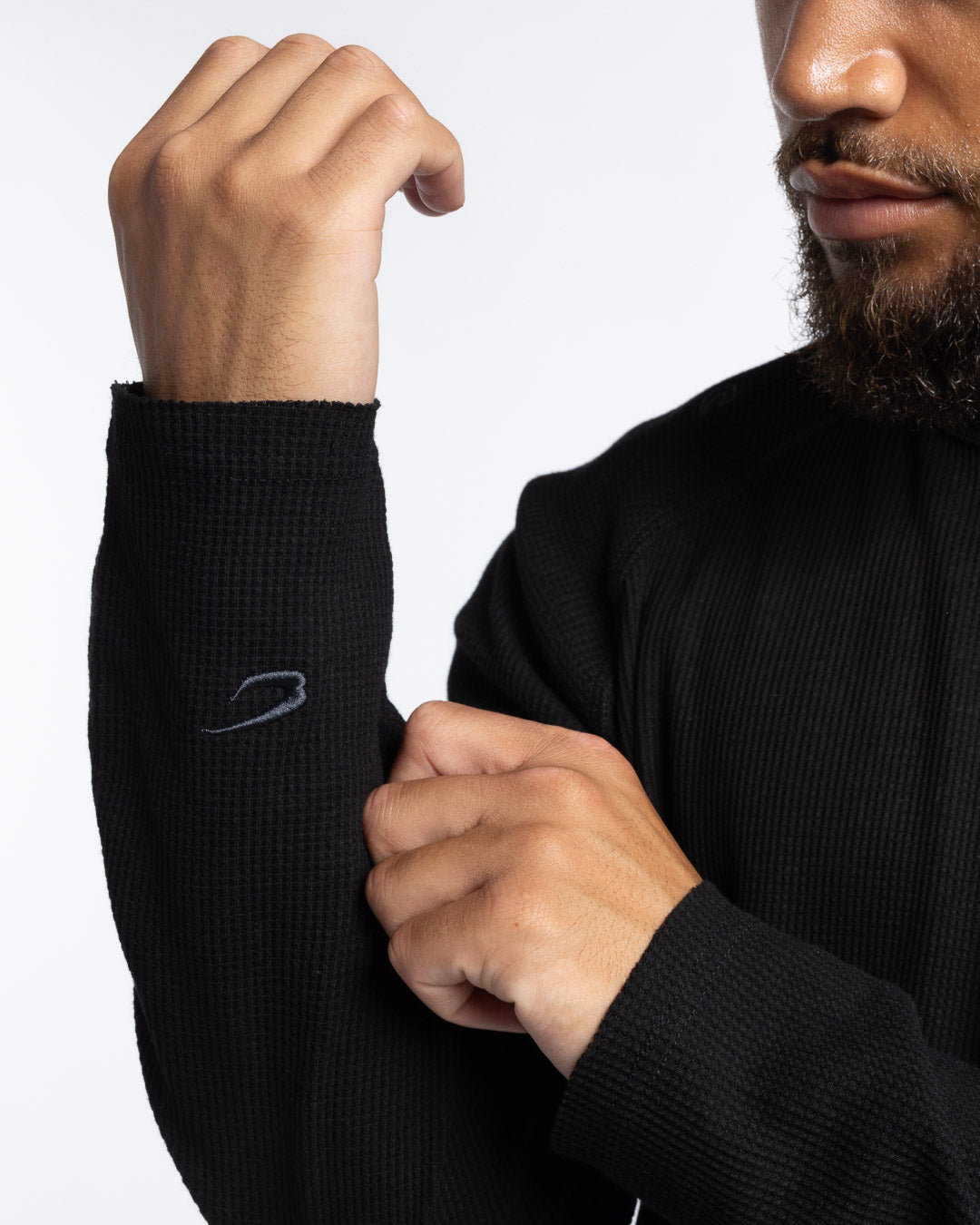 Tunero Raw Edge Crew - Black