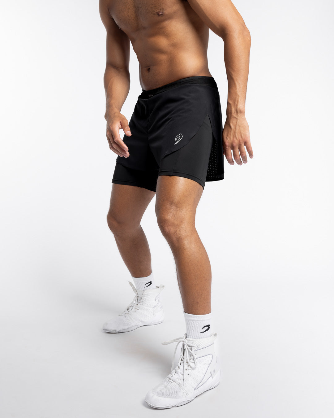 Tunero 2-in-1 Shorts - Black | BOXRAW