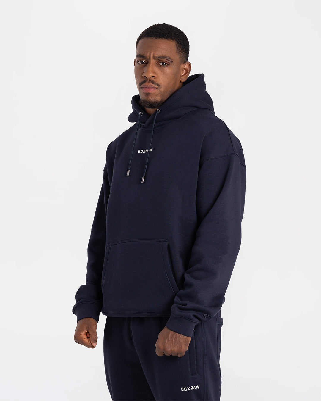 Women's East Street Hoodie - Midnight Blue | BOXRAW