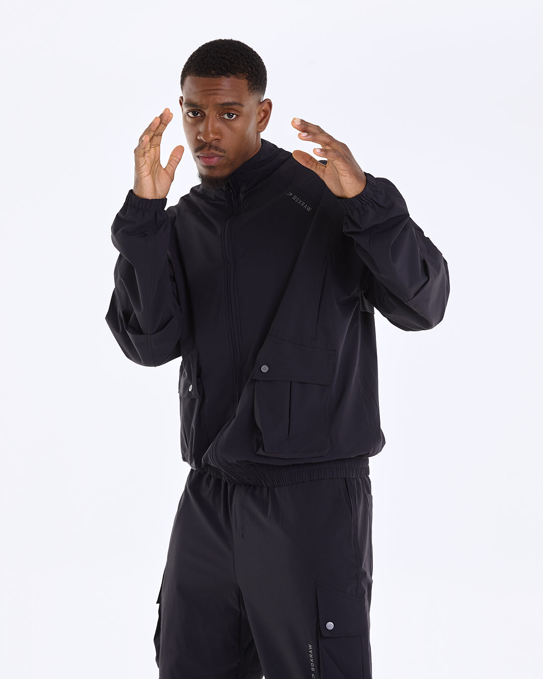 Benton Cargo Jacket - Black