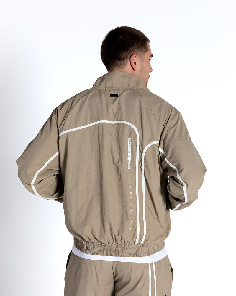 Bivol x BOXRAW Track Jacket - Taupe Beige