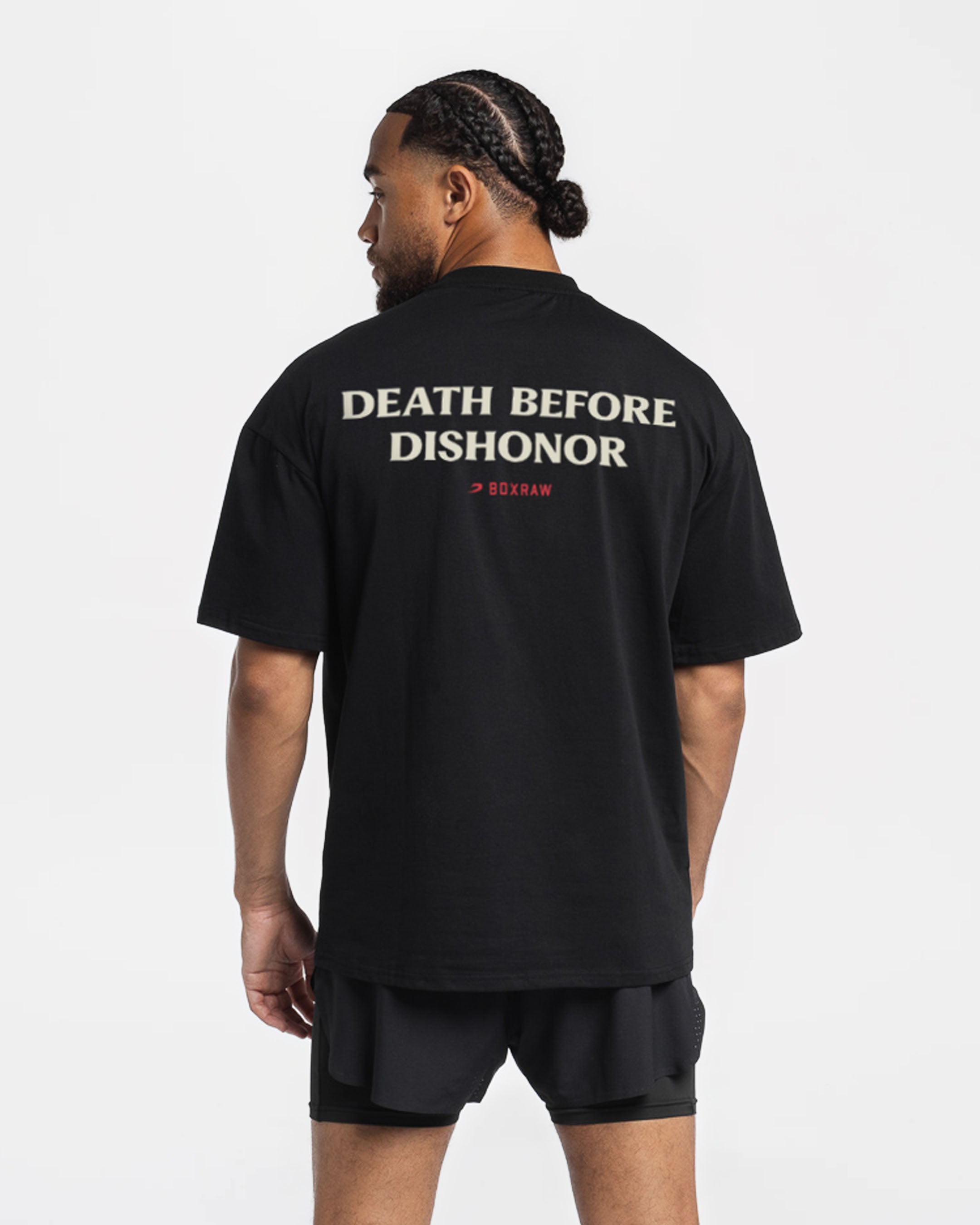 Death Before Dishonor Oversized T-Shirt - Black