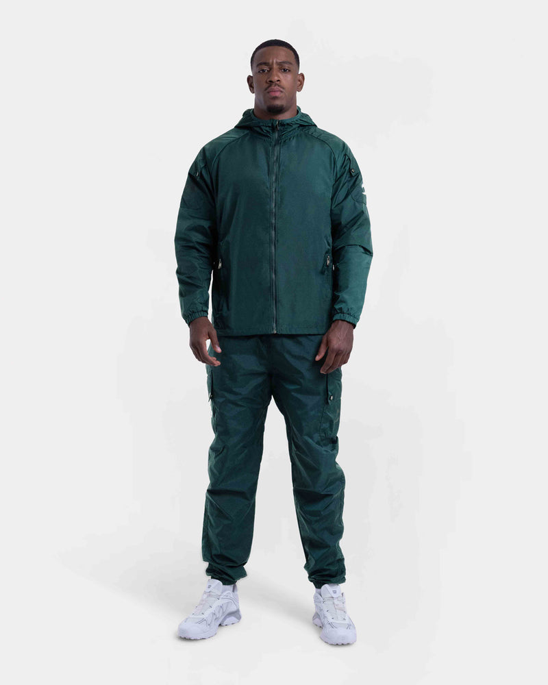 Dundee Windbreaker Jacket - Dark Green