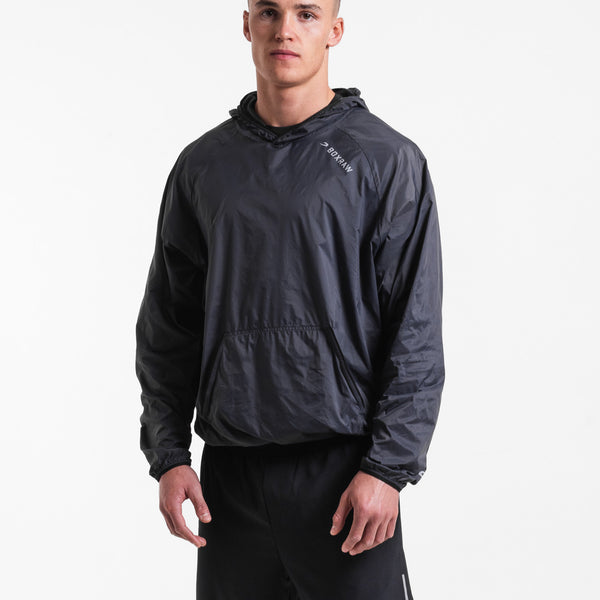 boxraw ジェナーロ・オーバーサイズ・ウィンドブレーカー・クルー BOXRAW_Mens_Genarohoodie_Charc