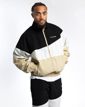 Harvey Jacket - Black/White/Beige