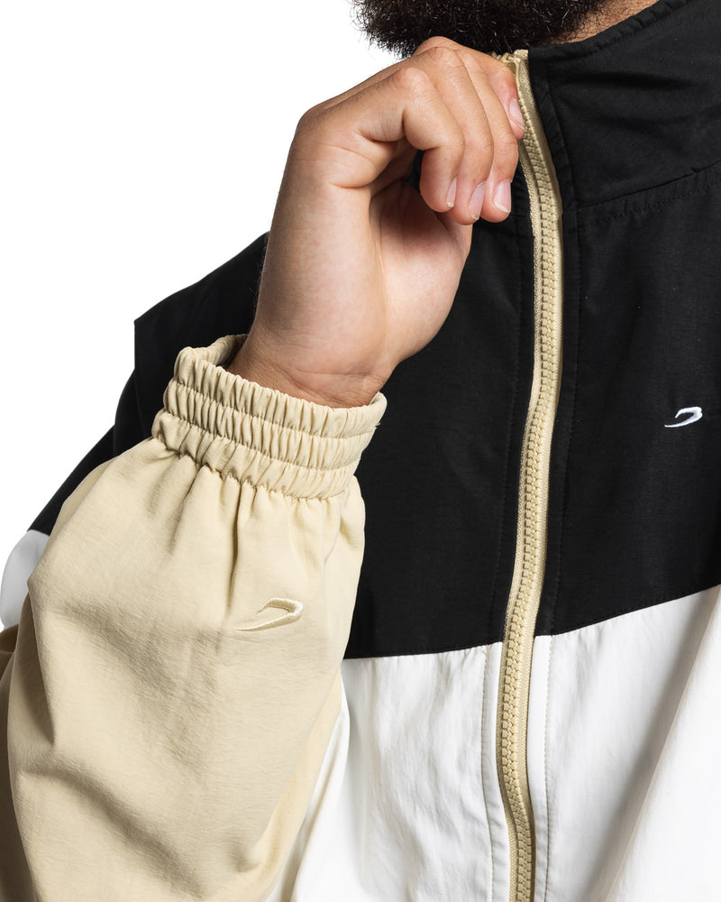 Harvey Jacket - Black/White/Beige