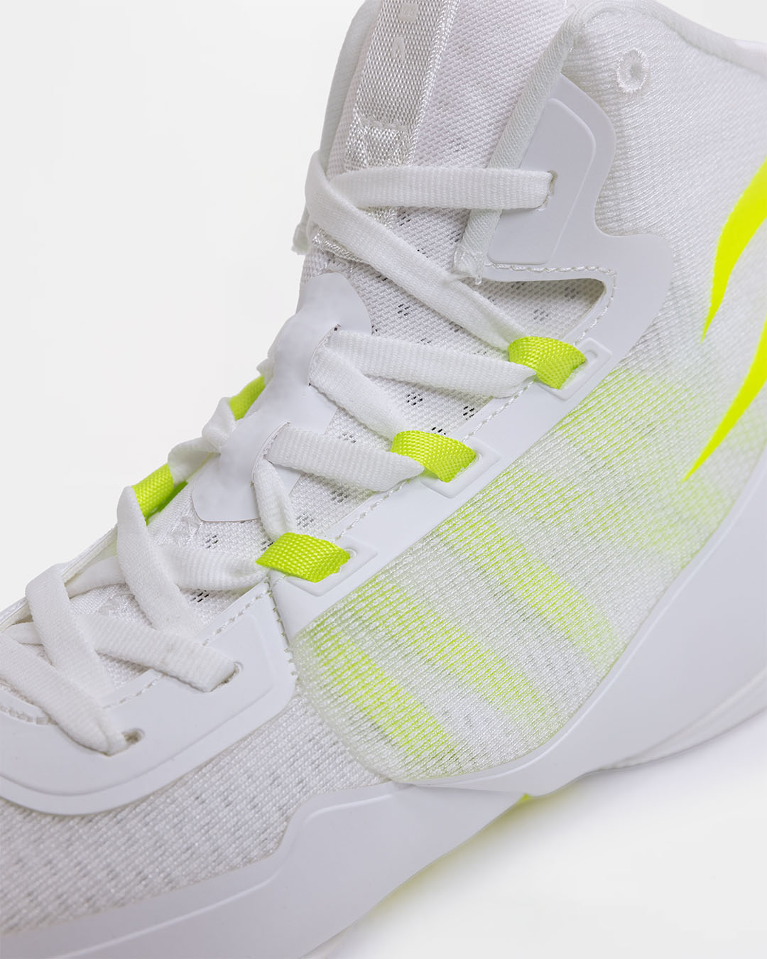 Nakatani Lo-Top Impello Boxing Boots - White/Yellow | BOXRAW