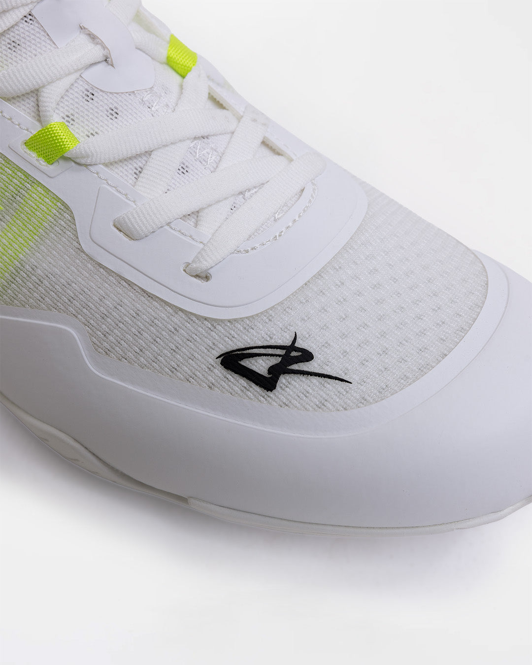 Nakatani Lo-Top Impello Boxing Boots - White/Yellow | BOXRAW