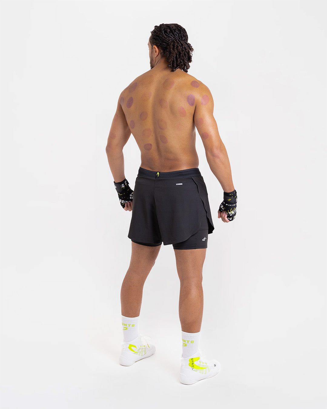 BOXRAW 新品 スパーリングクラブ 2イン1ショーツ Nakatani x BOXRAW 2-in-1 Shorts - Black | BOXRAW