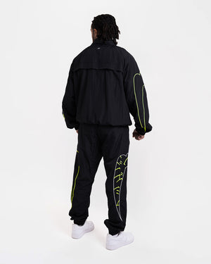 Nakatani x BOXRAW Track Jacket - Black/Yellow