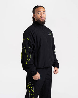 Nakatani x BOXRAW Track Jacket - Black/Yellow