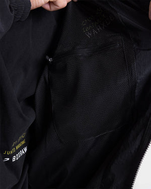 Nakatani x BOXRAW Track Jacket - Black/Yellow