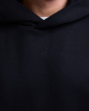 Strike Oversized Hoodie - Black