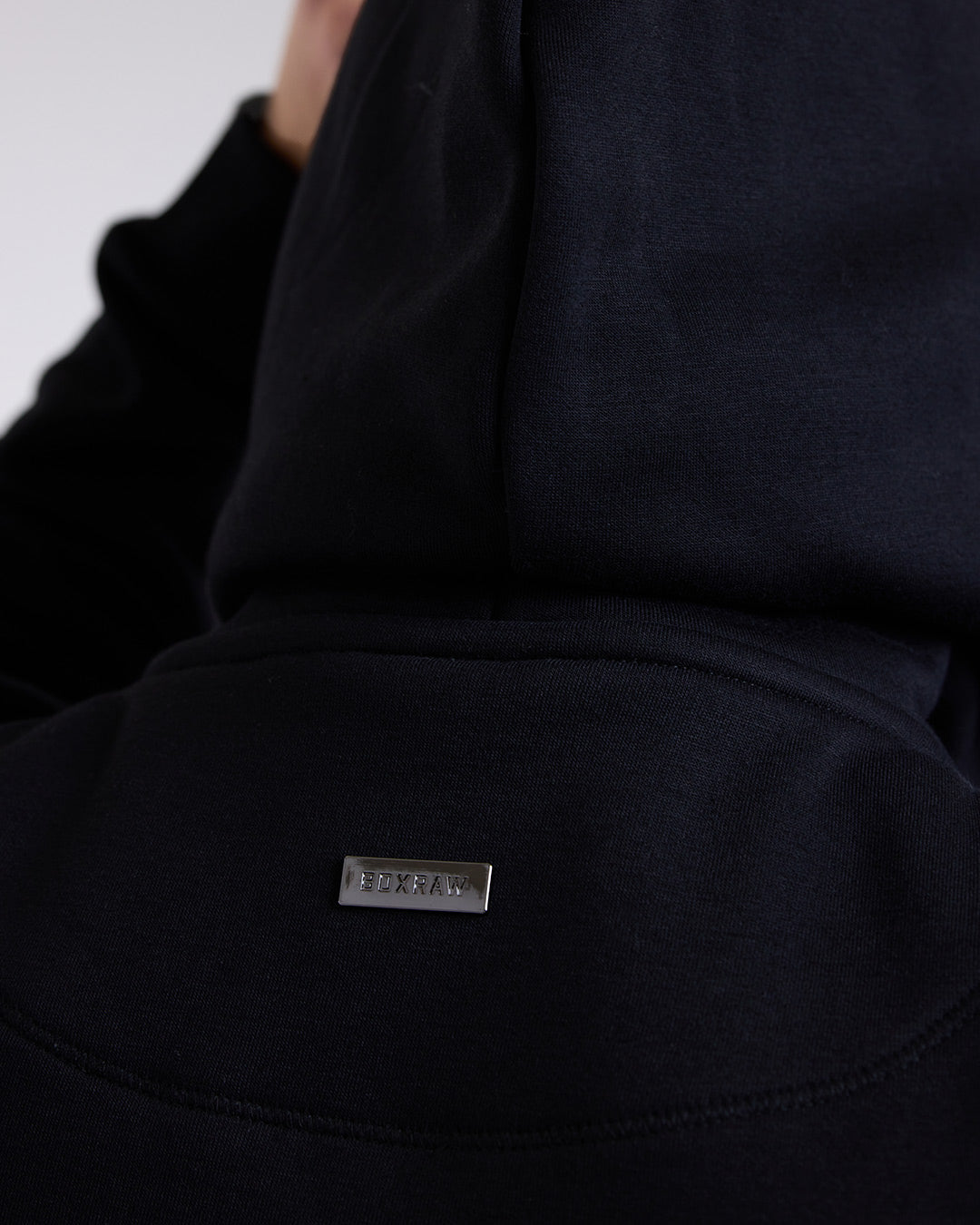 Strike Oversized Hoodie - Black | BOXRAW
