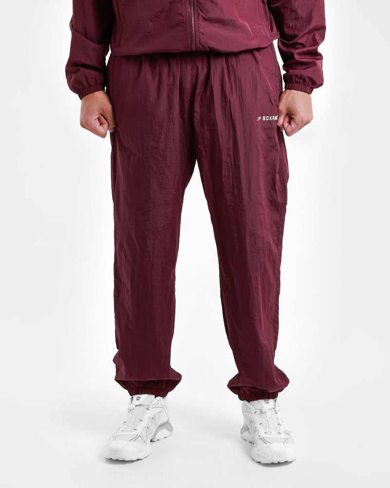 Saxton Track Bottoms - Burgundy